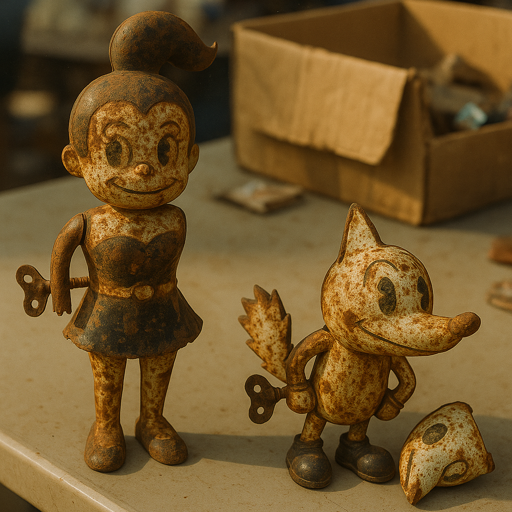 KOEUB & CHIROL Wind-up Tin Toys